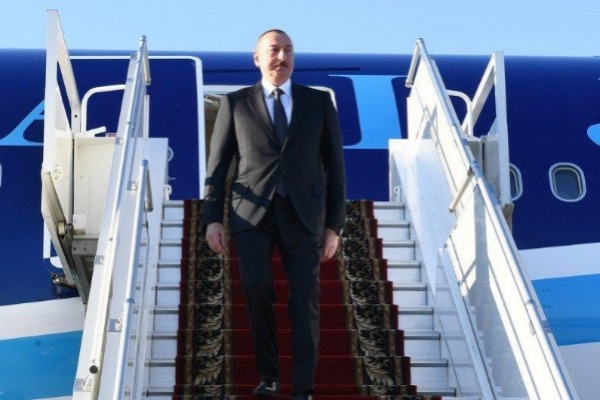 İlham Əliyev Serbiyaya rəsmi səfərə gedib