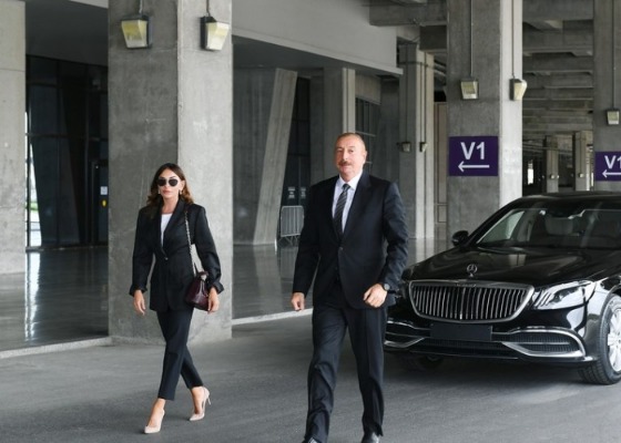 İlham Əliyev və Mehriban Əliyeva “The Ritz-Carlton Baku” hotelinin açılışında iştirak ediblər