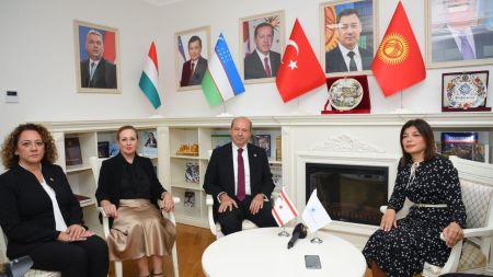 Şimali Kipr prezidenti Beynəlxalq Türk Mədəniyyəti və İrsi Fondunda olub