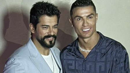 Ronaldo və Burak Özçivit görüşdü - FOTO