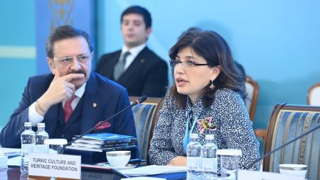Günay Əfəndiyeva Astanada Türk Dövlətləri Təşkilatının Xarici İşlər Nazirləri Şurasının 10-cu iclasında çıxış edib
