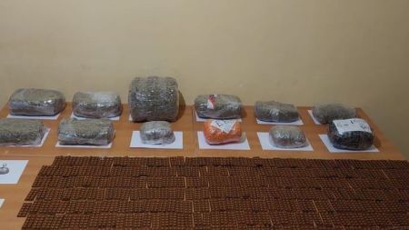 İrandan Azərbaycana 19 kq narkotikin keçirilməsinin qarşısı alınıb - FOTO