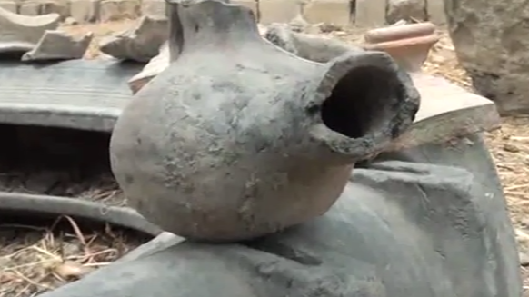 Ağdamda qədim məişət əşyaları tapıldı