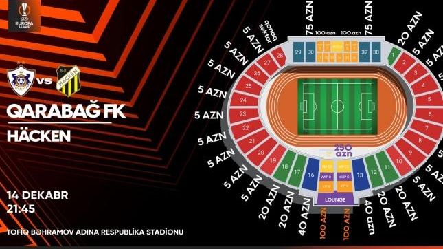 “Qarabağ”ın qrupdakı son oyununun biletləri satışa çıxdı