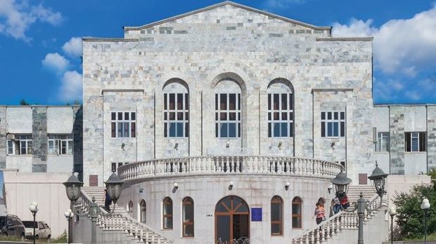Xankəndidə yaradılacaq Qarabağ Universitetinin binasından görüntülər - VİDEO