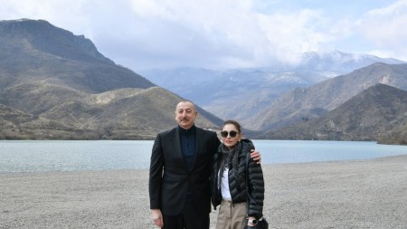 İlham Əliyev və Mehriban Əliyeva Ağdama səfər etdi