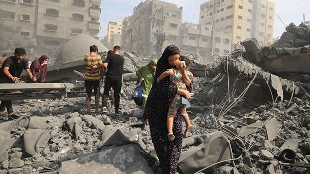 Qəzza: "L'Humanité" hücumlar qarşısında bu Çərşənbə, 14 May, şokedici ön səhifəsinin həqiqiliyini sübut edir