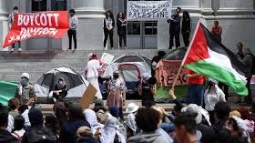 Nyu York Universiteti Qəzza ilə bağlı viral çıxışından sonra məzun olmaqdan imtina etdi