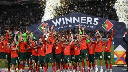 Portuqaliya İspaniyanı məğlub edərək Millətlər Liqasının qalibi olub