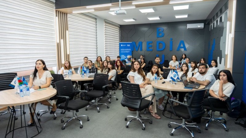 MEDİA “Euronews”la birlikdə jurnalistlər üçün təlim keçirilir