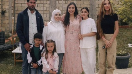 Leyla və Arzu Əliyevalar Xızıda - FOTOLAR