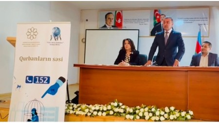 XXI Əsrin Qadınları İB ”Qurbanların səsi" layihəsi çərçivəsində Şamaxı Dövlət Regional Kollecində tədbir keçirib