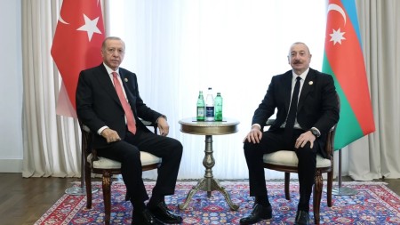 İlham Əliyev Xankəndidə Ərdoğanla görüşdü