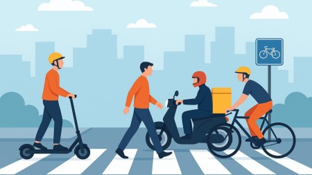 Yol polisi skuter, moped və velosiped sürücülərinə çağırış etdi