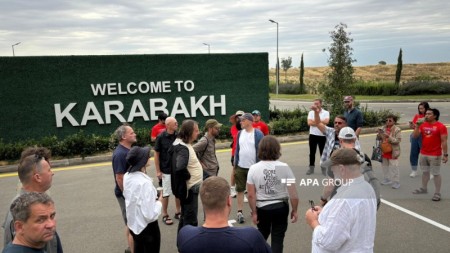 Dünya səyyahlarının Qarabağ və Şərqi Zəngəzura səfəri başlayıb - FOTO- YENİLƏNİB