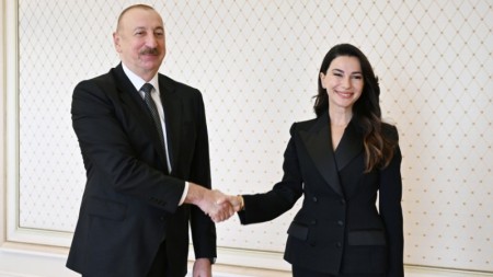 İlham Əliyev Gürcüstanın iqtisadiyyat və davamlı inkişaf nazirini qəbul edib - FOTOLAR