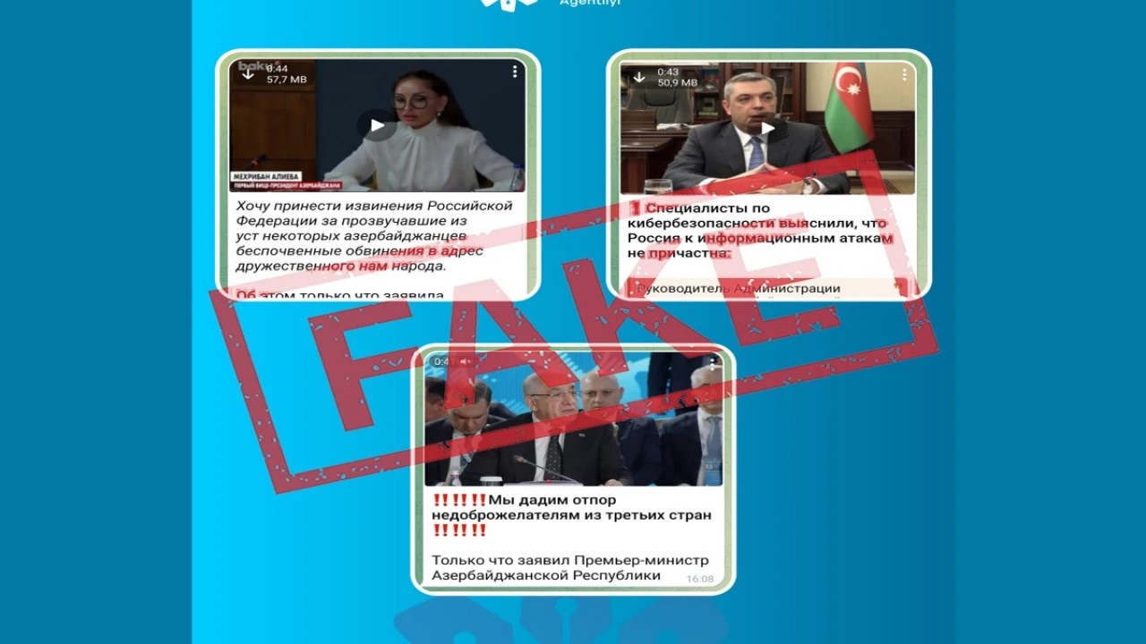 Azərbaycanın bir sıra dövlət xadimləri adından saxta açıqlamalar yayılıb