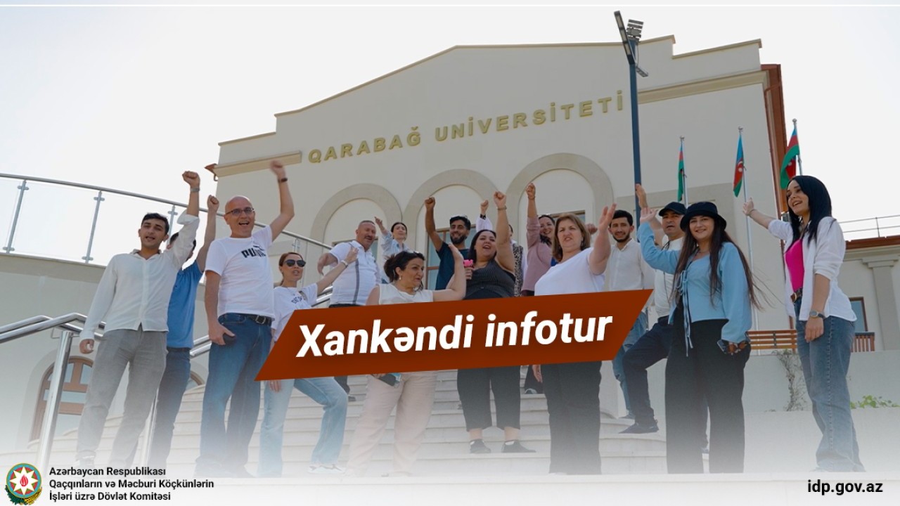 Xankəndi şəhərinə infotur təşkil edilib - VİDEO