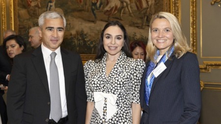 Leyla Əliyeva Londonda yüksəksəviyyəli iqlim dialoqunda iştirak edib - FOTOLAR