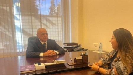 QHT sədri Cəmilə Çiçək Milli Məclisin deputatı ilə görüşüb - FOTO