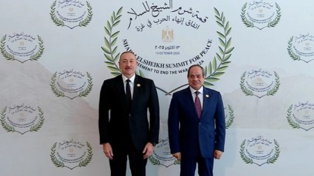 İlham Əliyev Yaxın Şərq Sülh Sammitində iştirak edib - YENİLƏNİB + FOTOLAR