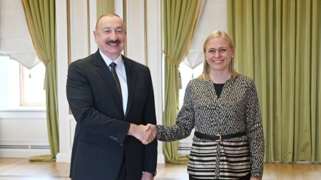 İlham Əliyev ATƏT-in fəaliyyətdə olan sədrini qəbul etdi - FOTOLAR