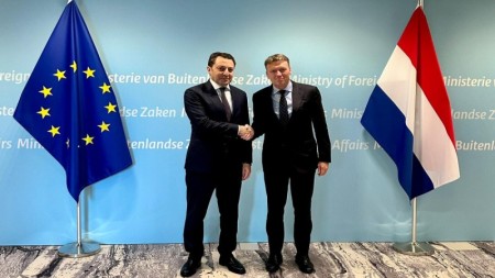 Elnur Məmmədov Niderlandın xarici işlər nazirinin müavini ilə görüşüb