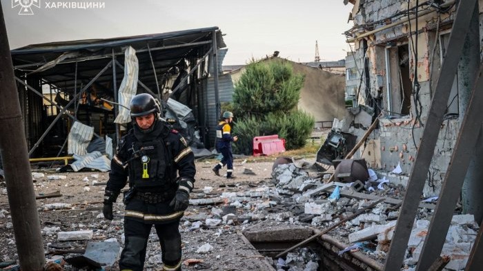 Rusiya Xarkova zərbələr endirib, 3 nəfər ölüb