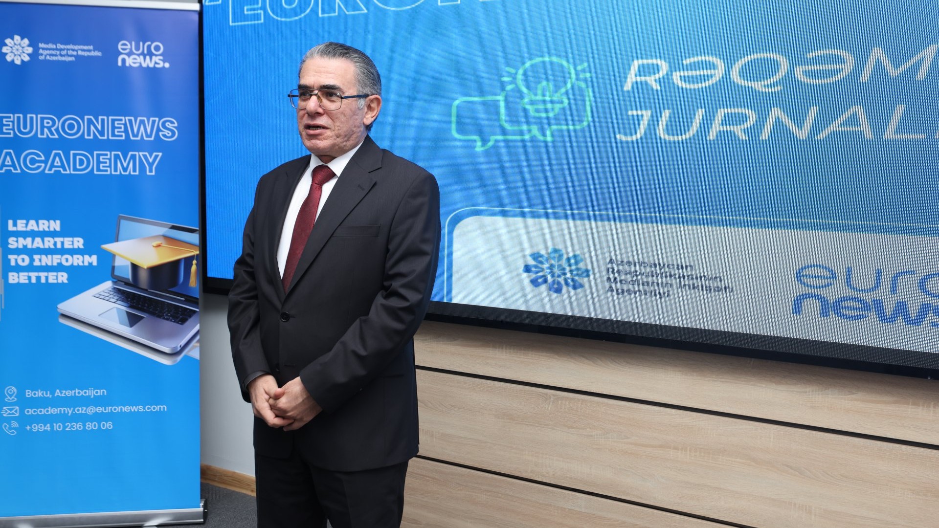 "Euronews Academy" layihəsi çərçivəsində "Rəqəmsal Jurnalistika" mövzusunda təlim proqramına başlanıb - FOTOLAR