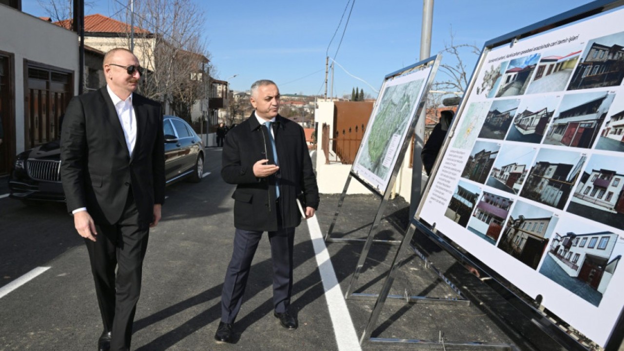 İlham Əliyev Xankəndidə