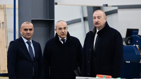 İlham Əliyev Sumqayıtda açılışda iştirak etdi - FOTOLAR