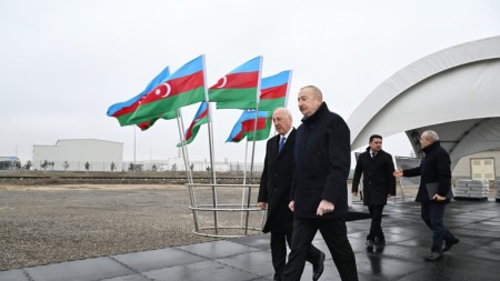 Prezident polipropilen və laminatlı kisə istehsalı müəssisəsinin təməlini qoydu - FOTOLAR