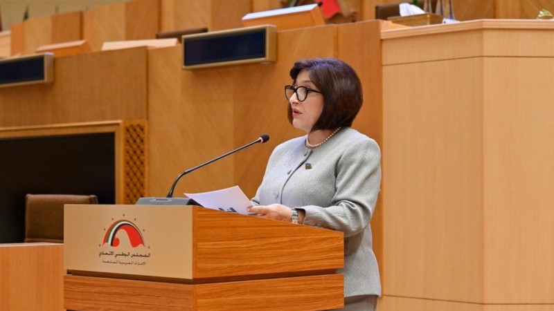 Sahibə Qafarova ADPA-da çıxış etdi