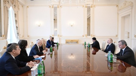 Prezident daha bir qəbul keçirdi - FOTOLAR