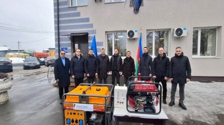 Azərbaycandan Ukraynaya generatorlar göndərildi 