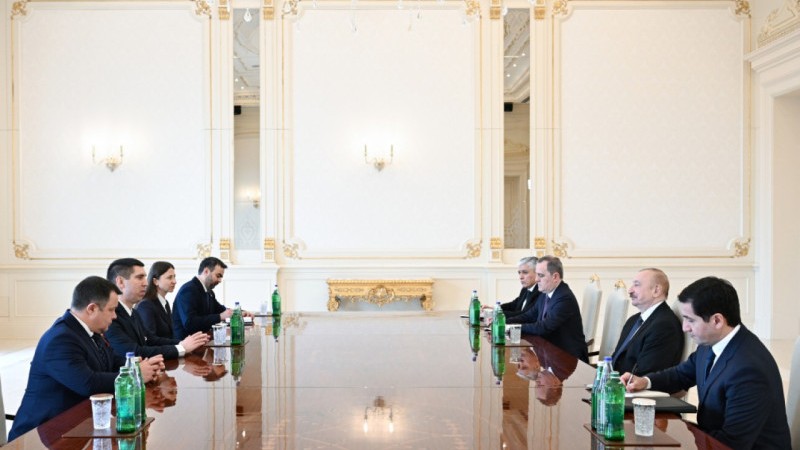 Prezident Moldovanın Baş nazirinin müavinini qəbul edib