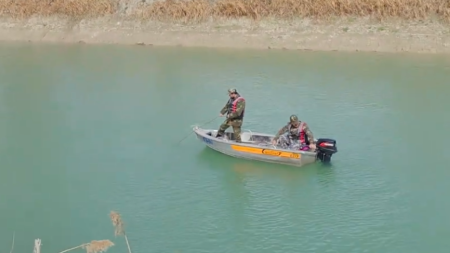 FHN Göyçayda kanalda batan şəxsi axtarır - VİDEO