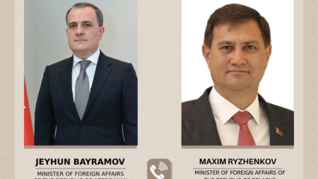 Belarusun XİN rəhbəri Ceyhun Bayramova zəng etdi
