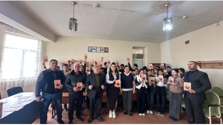 “Heydər Əliyev. Əbədi miras”: layihəsi və toplu Lənkəranda, Velədi kənd məktəbində təqdimatı..