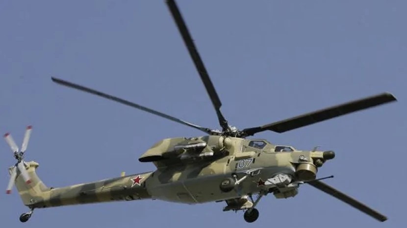 Rusiyanın hərbi helikopteri VURULDU 