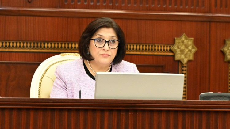 Sahibə Qafarova Ulu Öndər Heydər Əliyevin anadan olmasının 103 illiyi münasibətilə parlamentin plenar iclasında çıxış edib