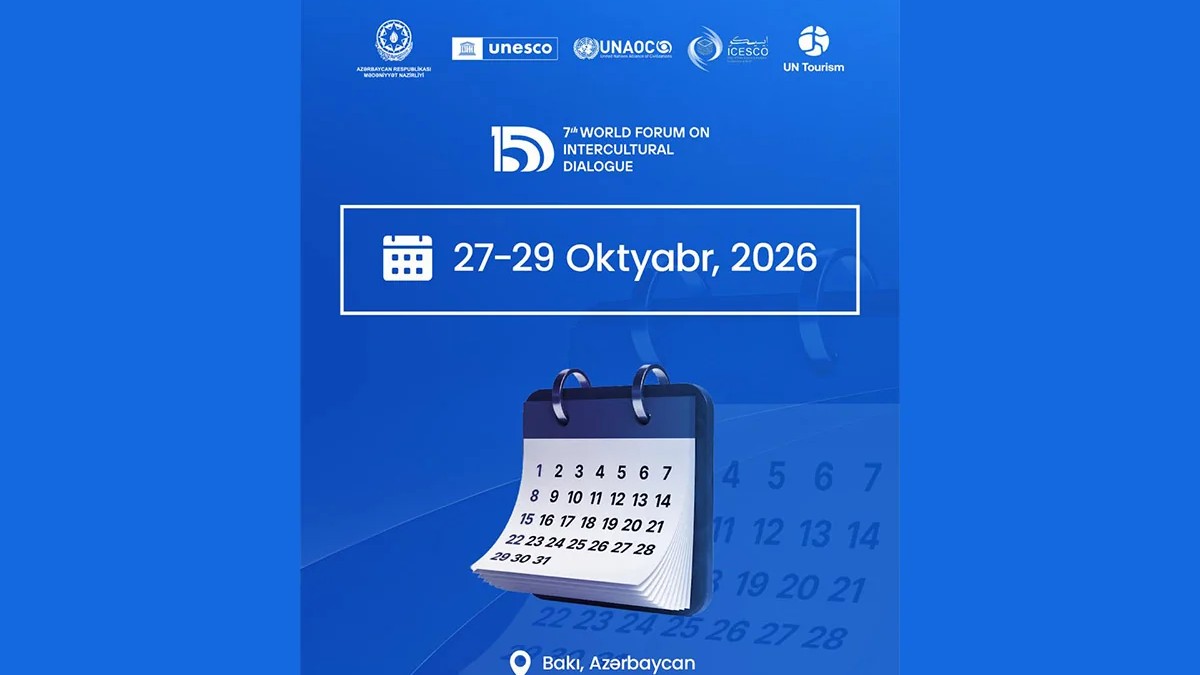 Bakıda VII Ümumdünya Mədəniyyətlərarası Dialoq Forumu keçiriləcək