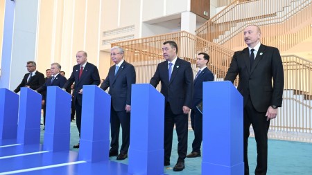 Prezident təməlqoyma mərasimində - FOTO