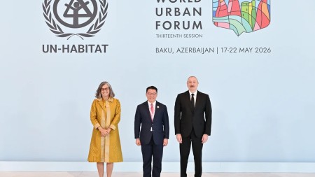 Prezident WUF13-ün açılışında çıxış edib - CANLI + FOTOLAR - YENİLƏNİB