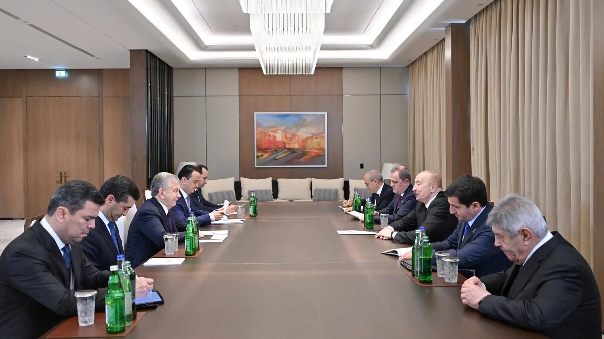 Prezident Şavkat Mirziyoyevlə görüşüb