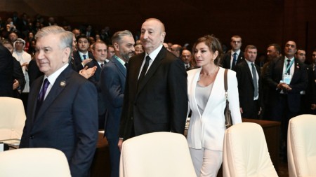 İlham Əliyevlə xanımının tədbirdən - FOTOLARI