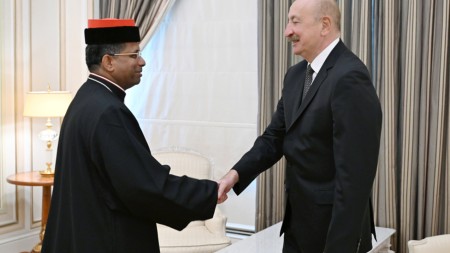 Prezident qəbul keçirdi - FOTOLAR