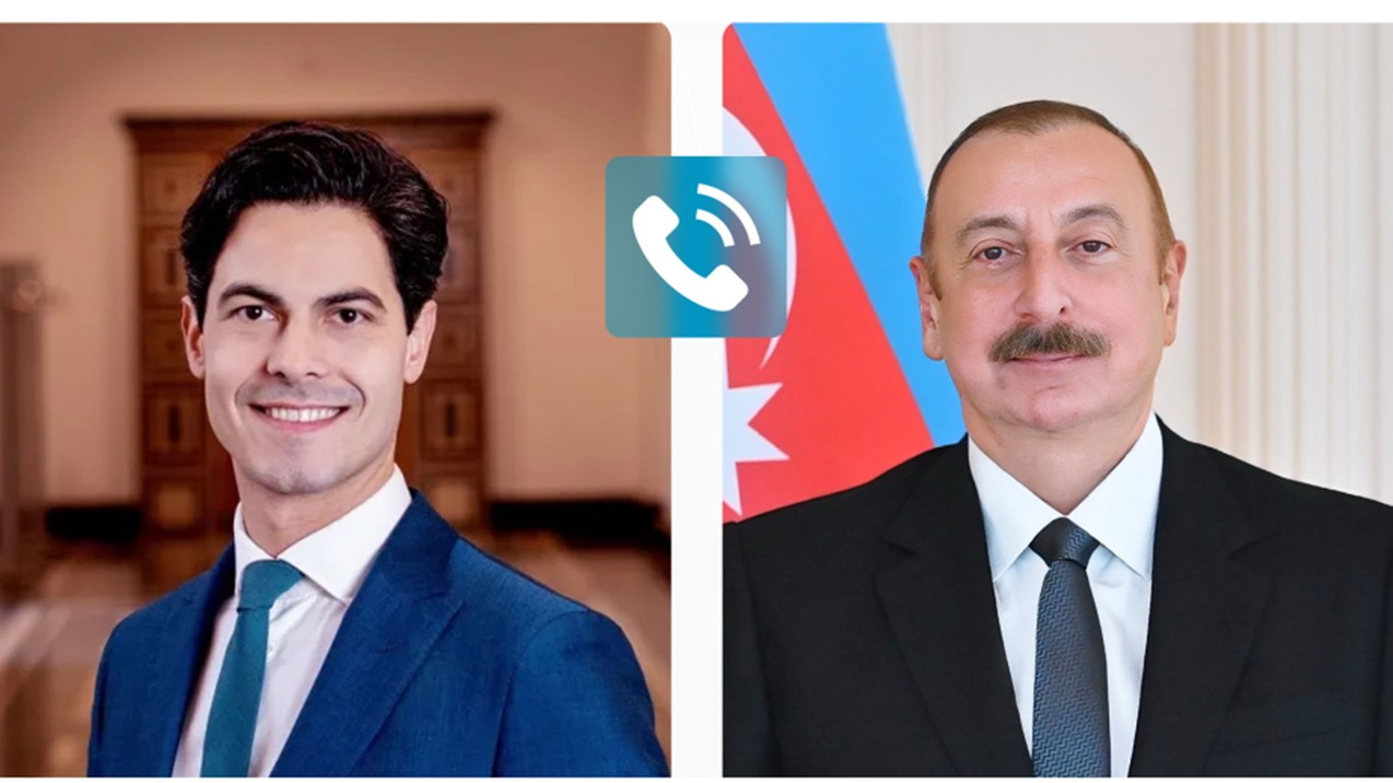 Prezident Rob Jettenlə telefonla danışdı