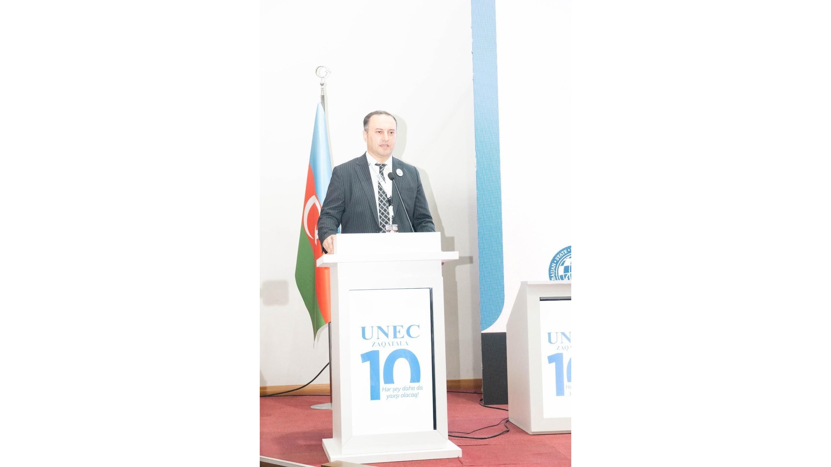 UNEC Zaqatala filialının 10 illik yubileyi və “Rəqəmsallaşma dövründə regional universitet modeli” mövzusunda beynəlxalq elmi-praktiki konfrans uğurla başa çatıb