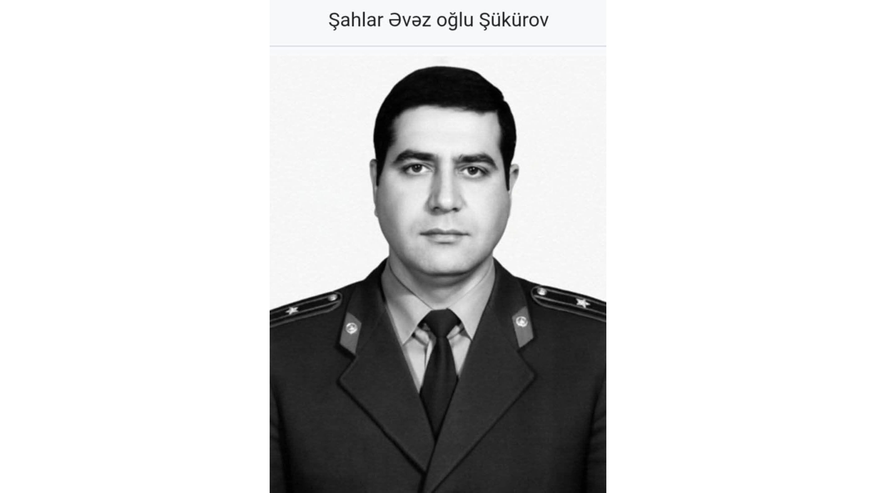 Şahidliyi ilə tarix yazan igid: Şahlar Şükürovun əbədiyaşar qəhrəmanlıq yolu 